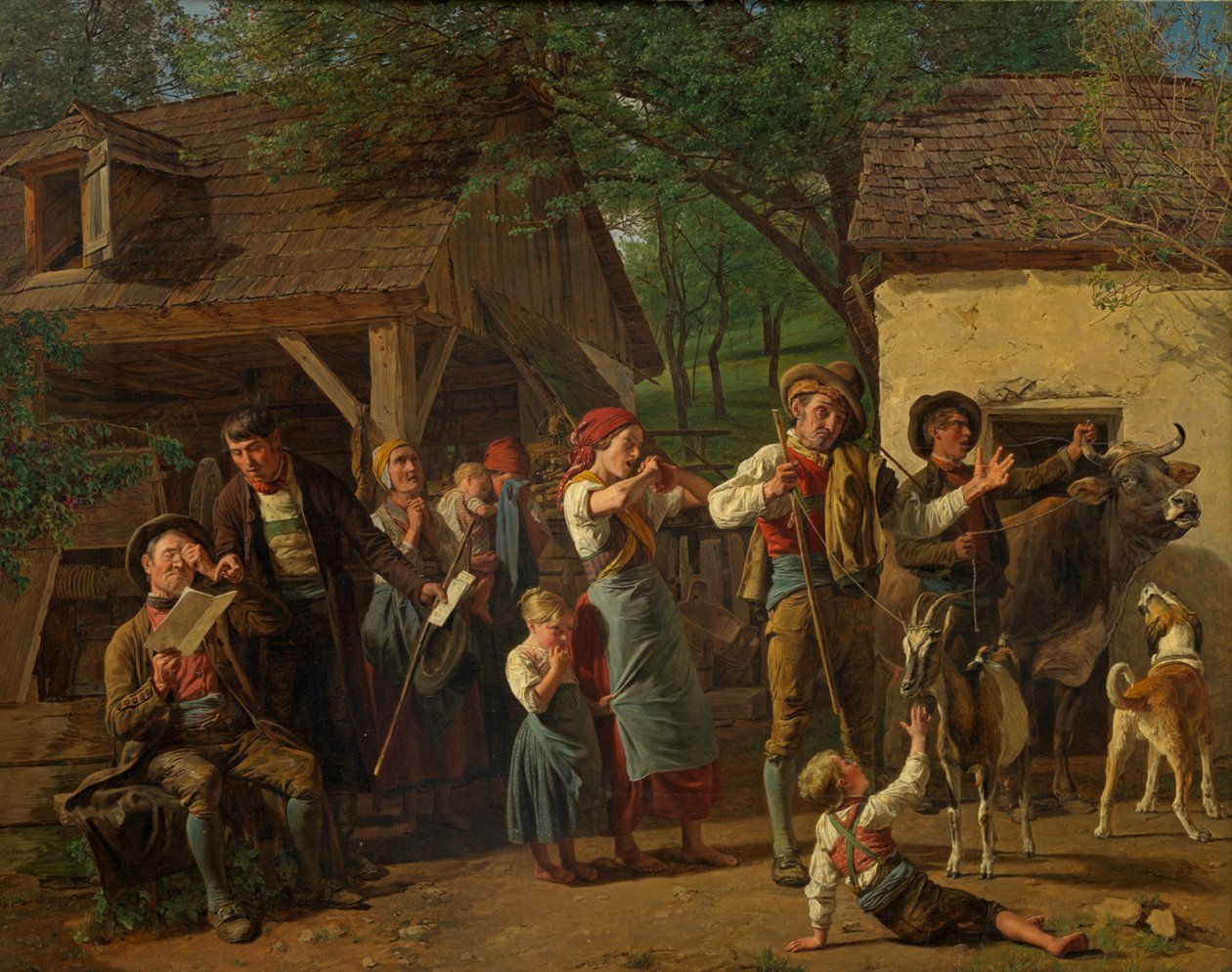 Utlegget av Ferdinand Georg Waldmüller