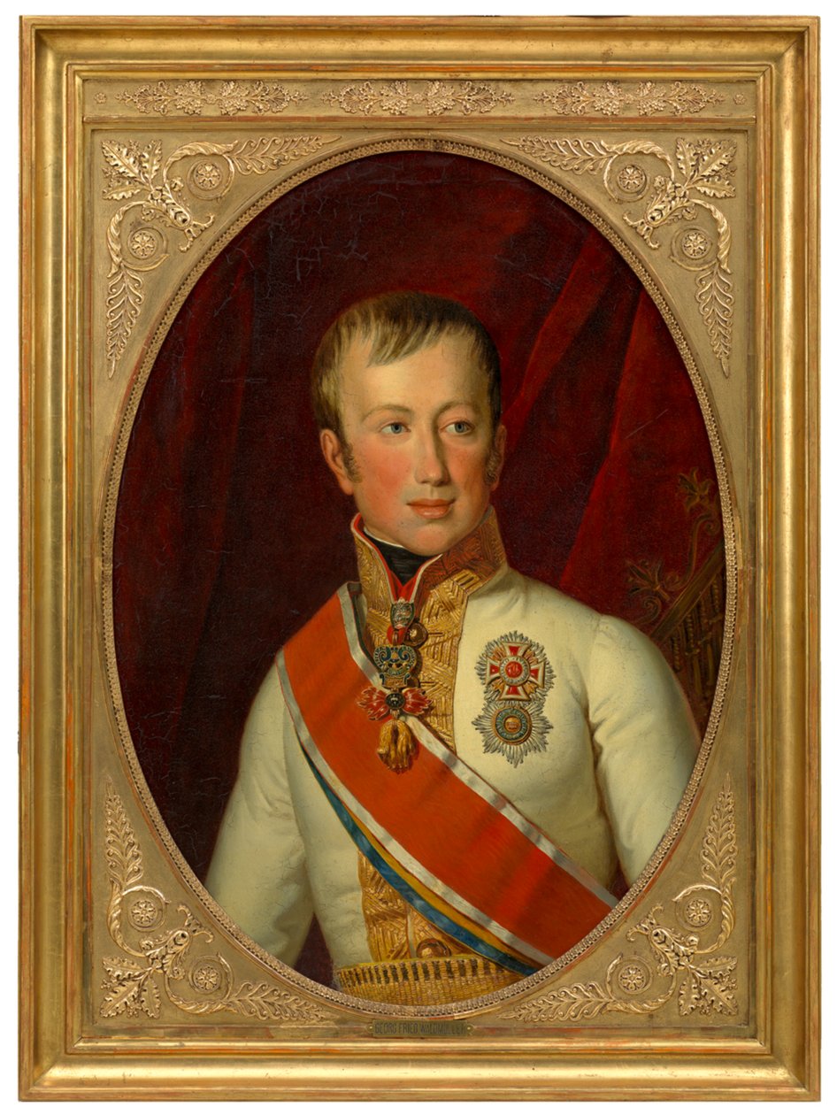 Keiser Ferdinand I som kronprins av Ferdinand Georg Waldmüller