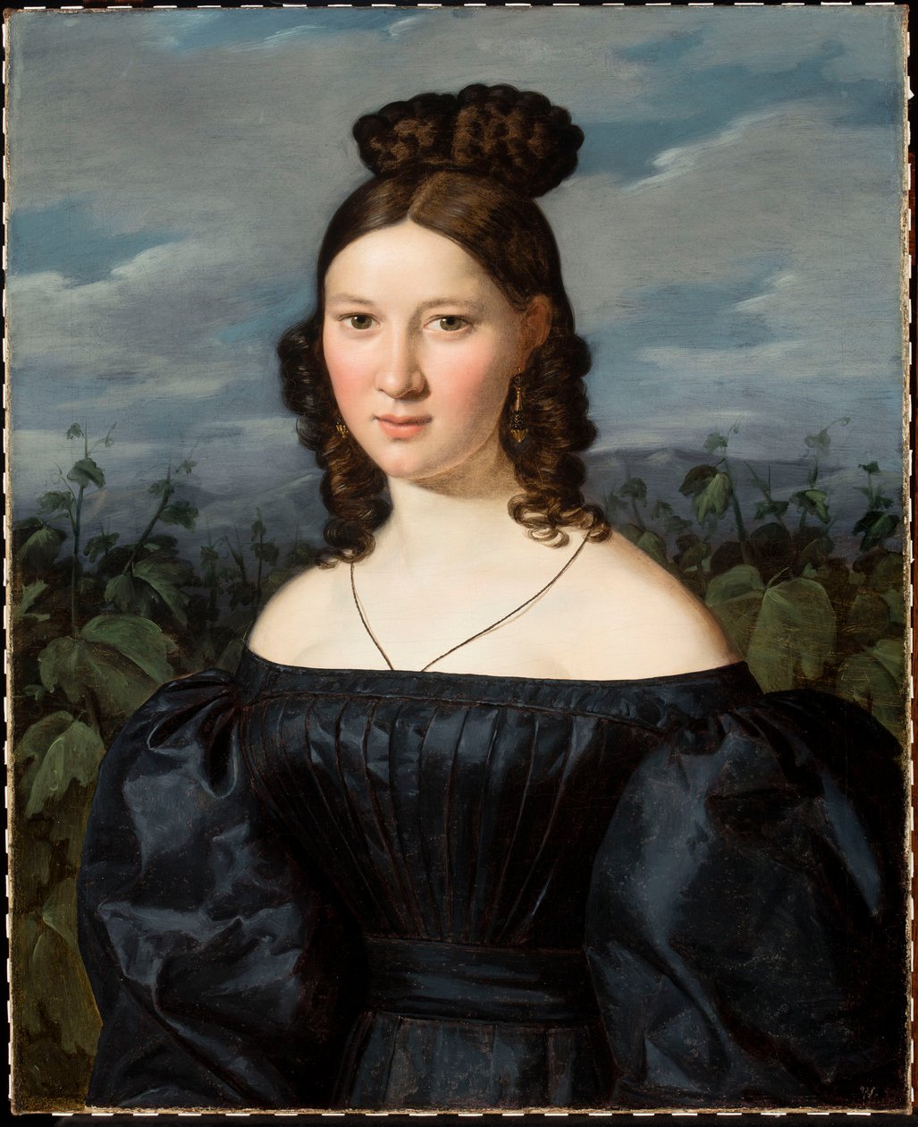 Portrett av en ung kvinne av Ferdinand Georg Waldmüller