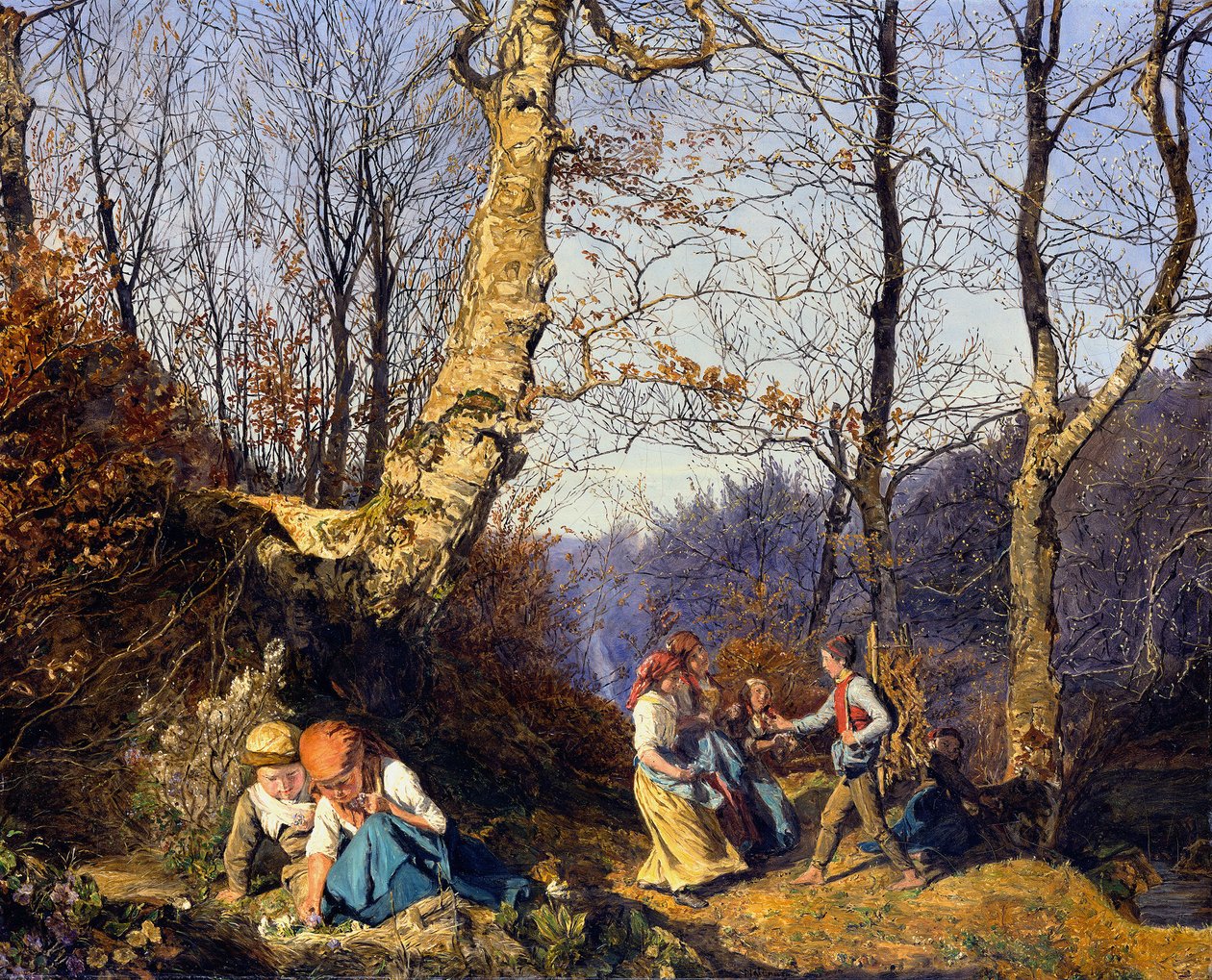 Tidlig vår i Wienerwald av Ferdinand Georg Waldmüller