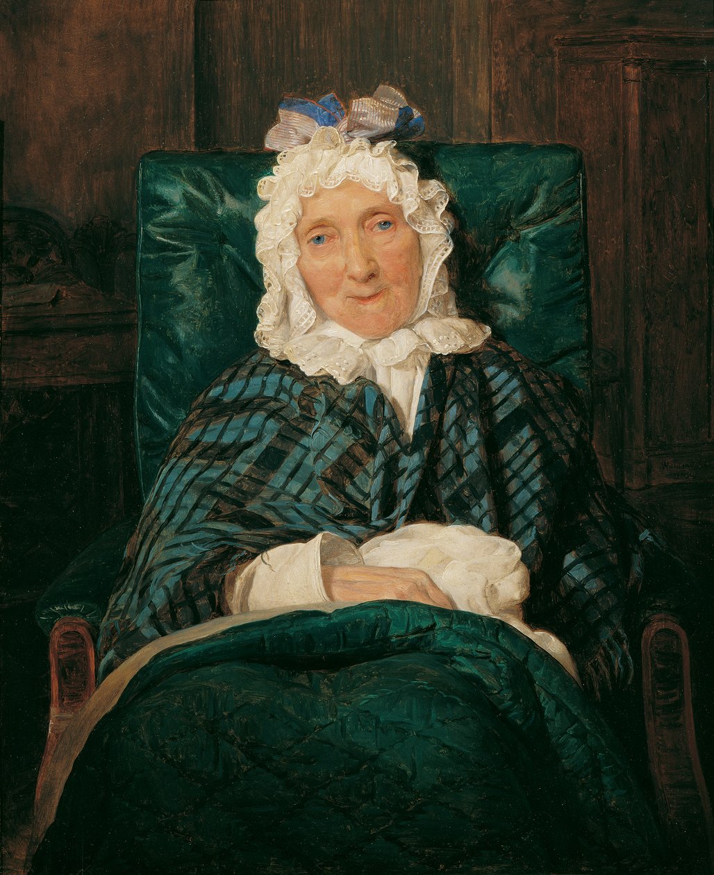 Aloisia Eltz i lenestolen av Ferdinand Georg Waldmuller
