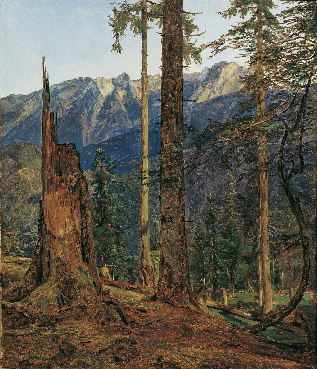 Höllengebirge nær Ischl av Ferdinand Georg Waldmuller