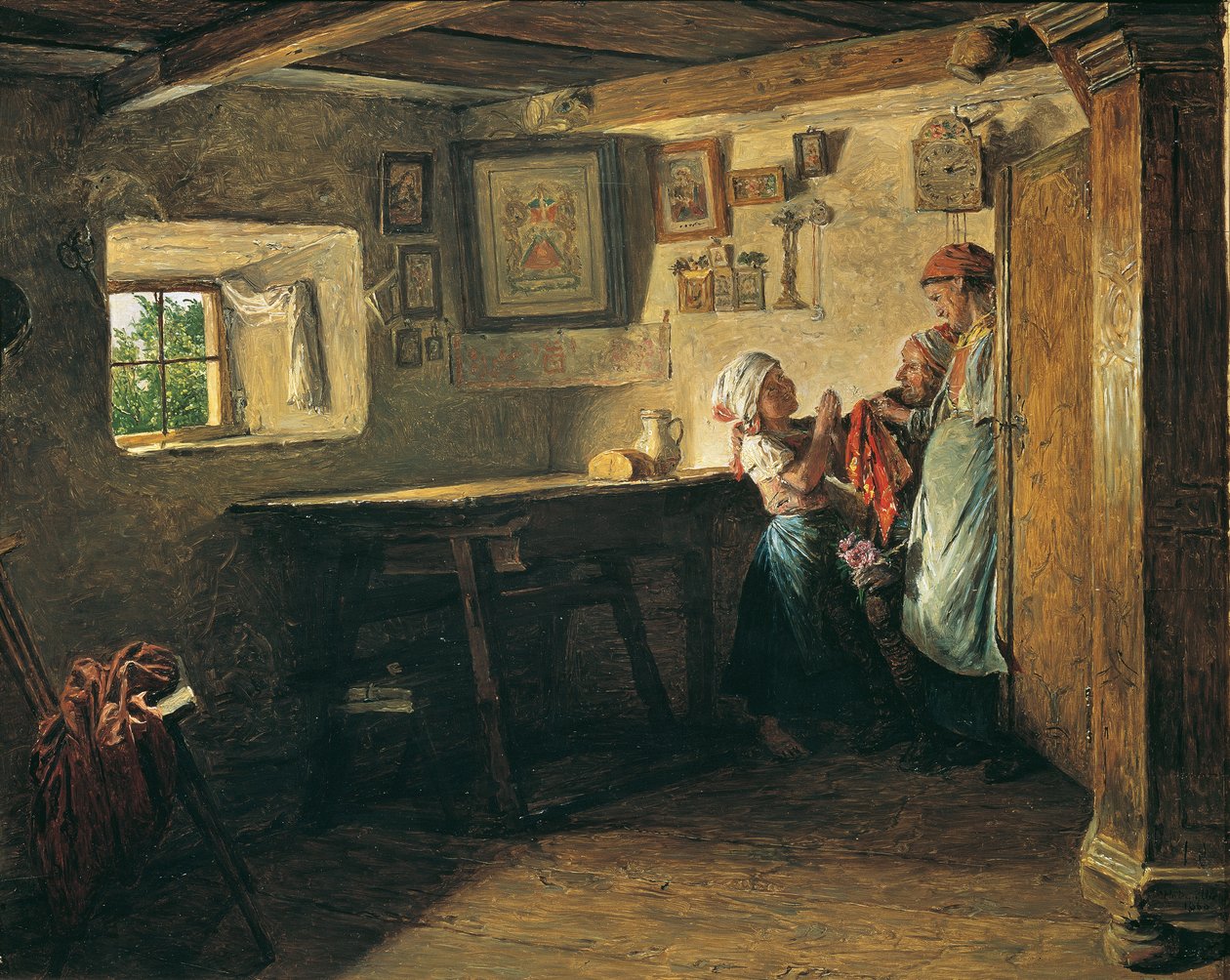 Den gamle boksen av Ferdinand Georg Waldmuller