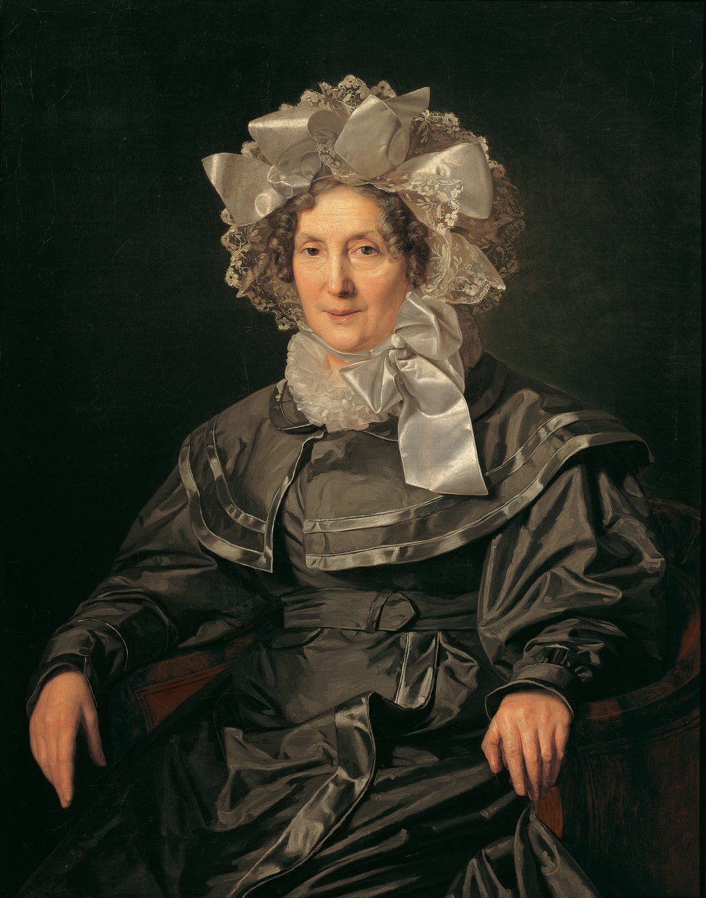 Elisabeth Waldmüller, kunstnerens mor av Ferdinand Georg Waldmuller