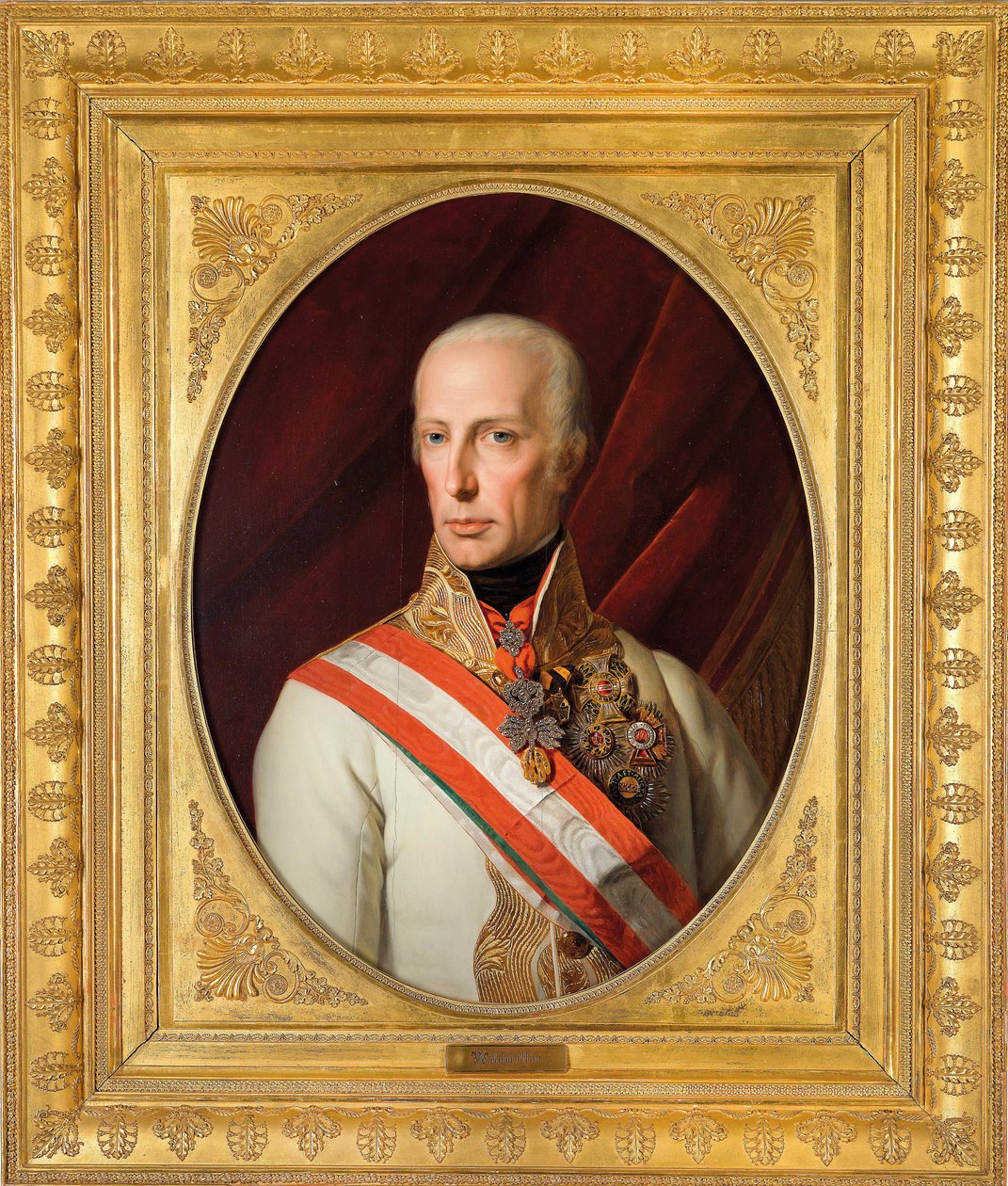 Portrett av keiser Frans I av Østerrike (1768–1835) av Ferdinand Georg Waldmuller