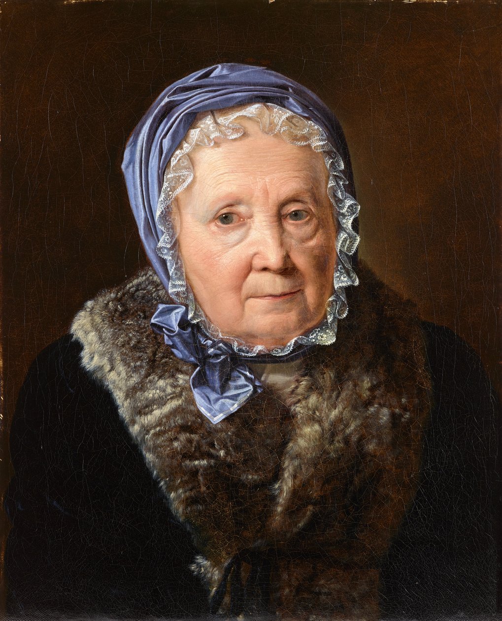 Rosina Wieser i en alder av 83 av Ferdinand Georg Waldmuller
