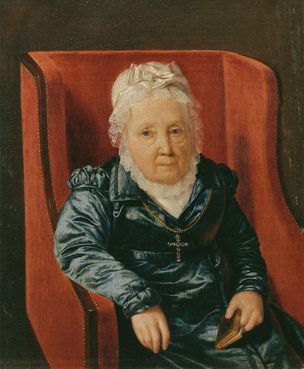 Rosina Wieser i lenestolen av Ferdinand Georg Waldmuller