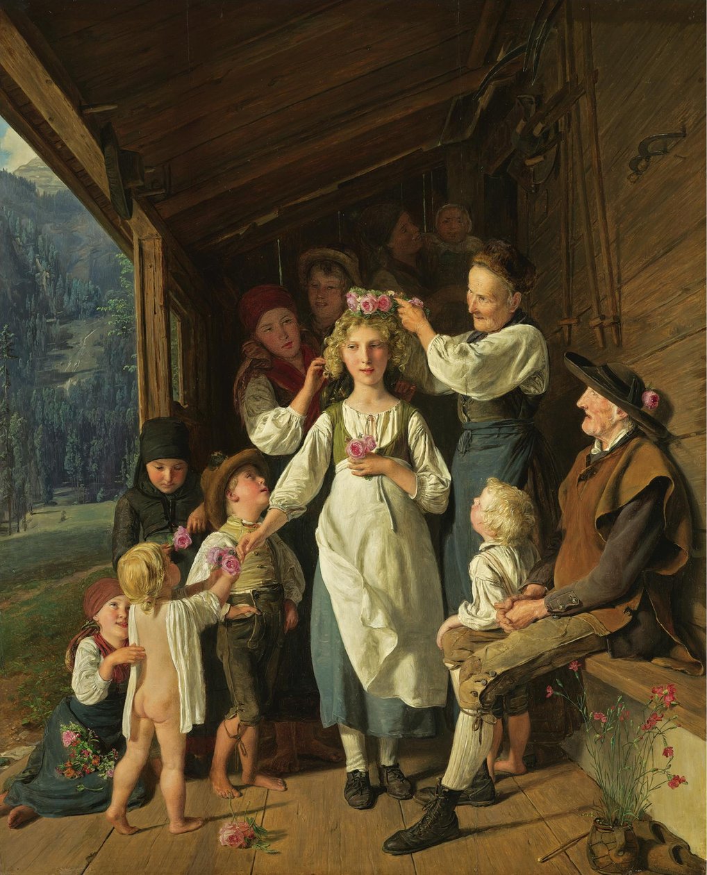 Brudepiken av Ferdinand Georg Waldmuller