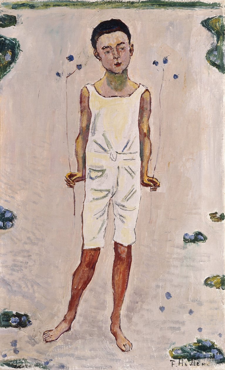 Enchanted Boy; Sjarmert gutt, 1909 av Ferdinand Hodler