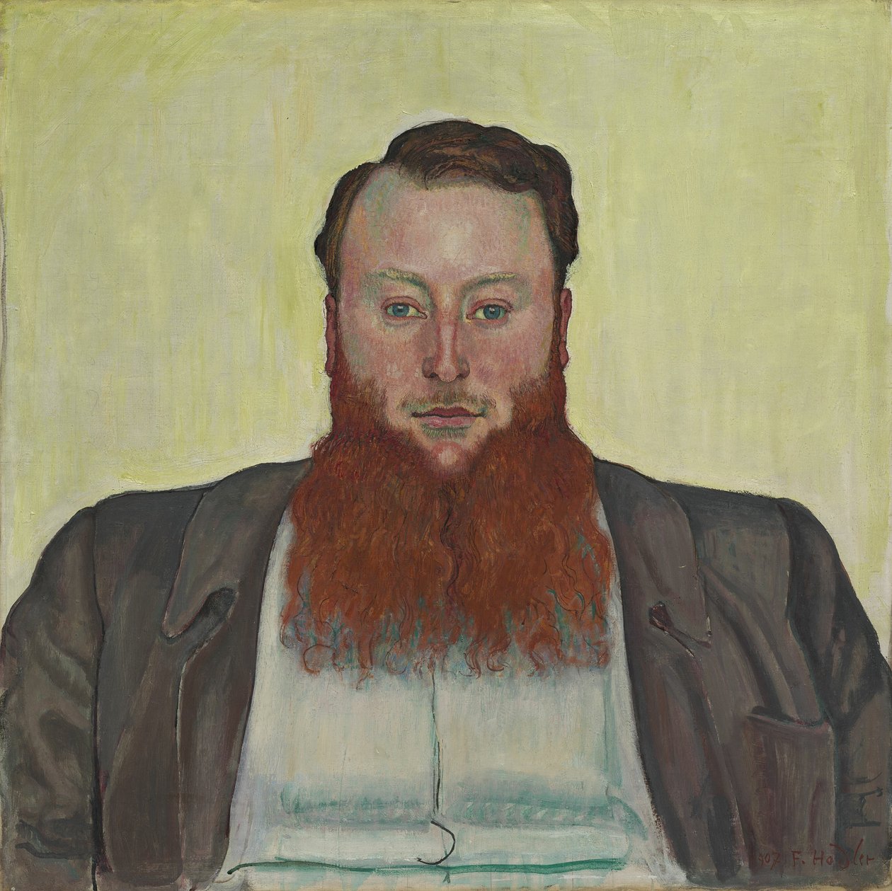 James Vibert, billedhugger, 1907. av Ferdinand Hodler