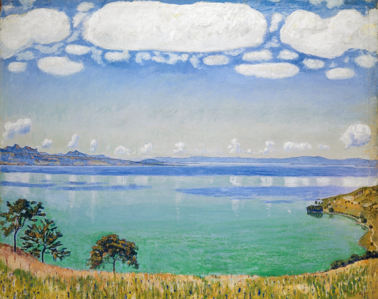 Genfersjøen, sett fra Chexbres, 1905. av Ferdinand Hodler