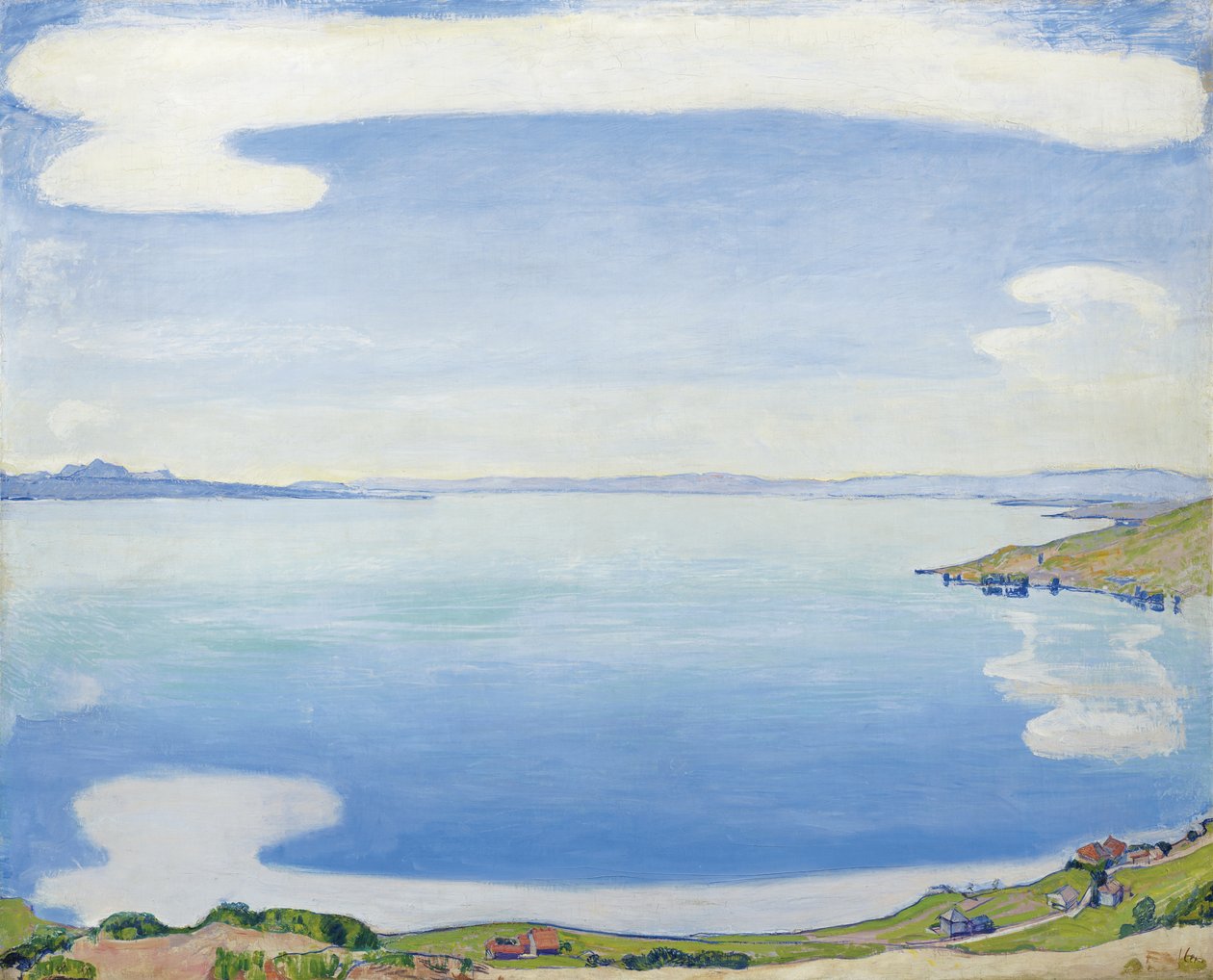 Genfersjøen sett fra Chexbres, 1904 av Ferdinand Hodler