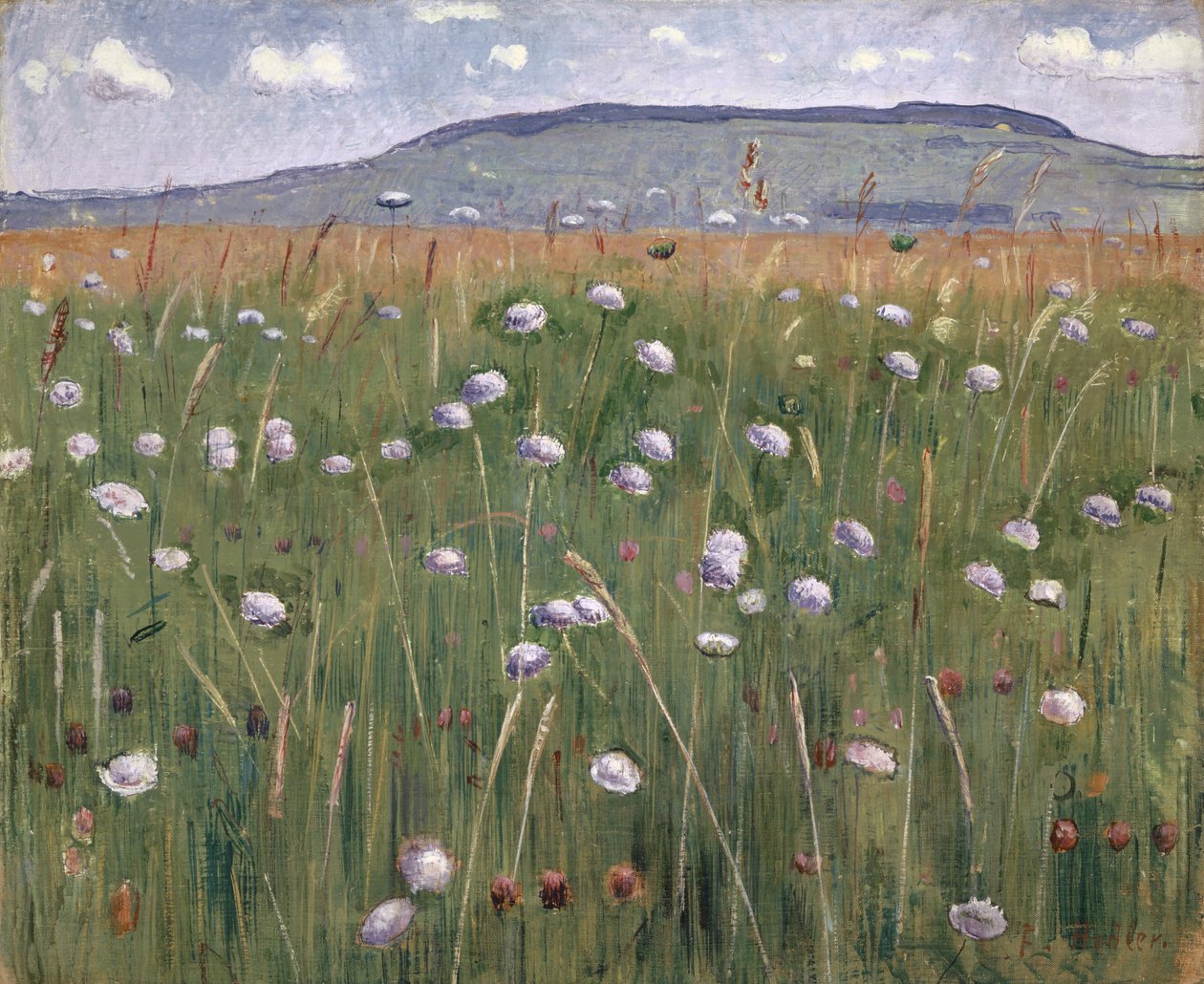Meadow Piece, ca. 1901 av Ferdinand Hodler