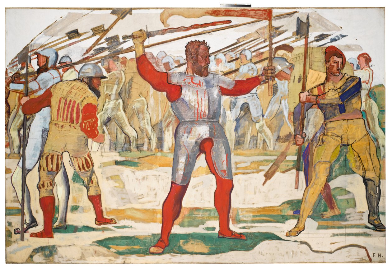 Tilbaketoget fra Marignano av Ferdinand Hodler