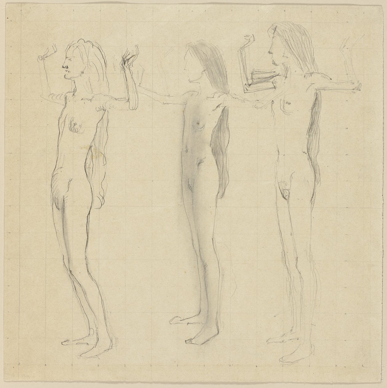 Study for Day (Sannhet) av Ferdinand Hodler