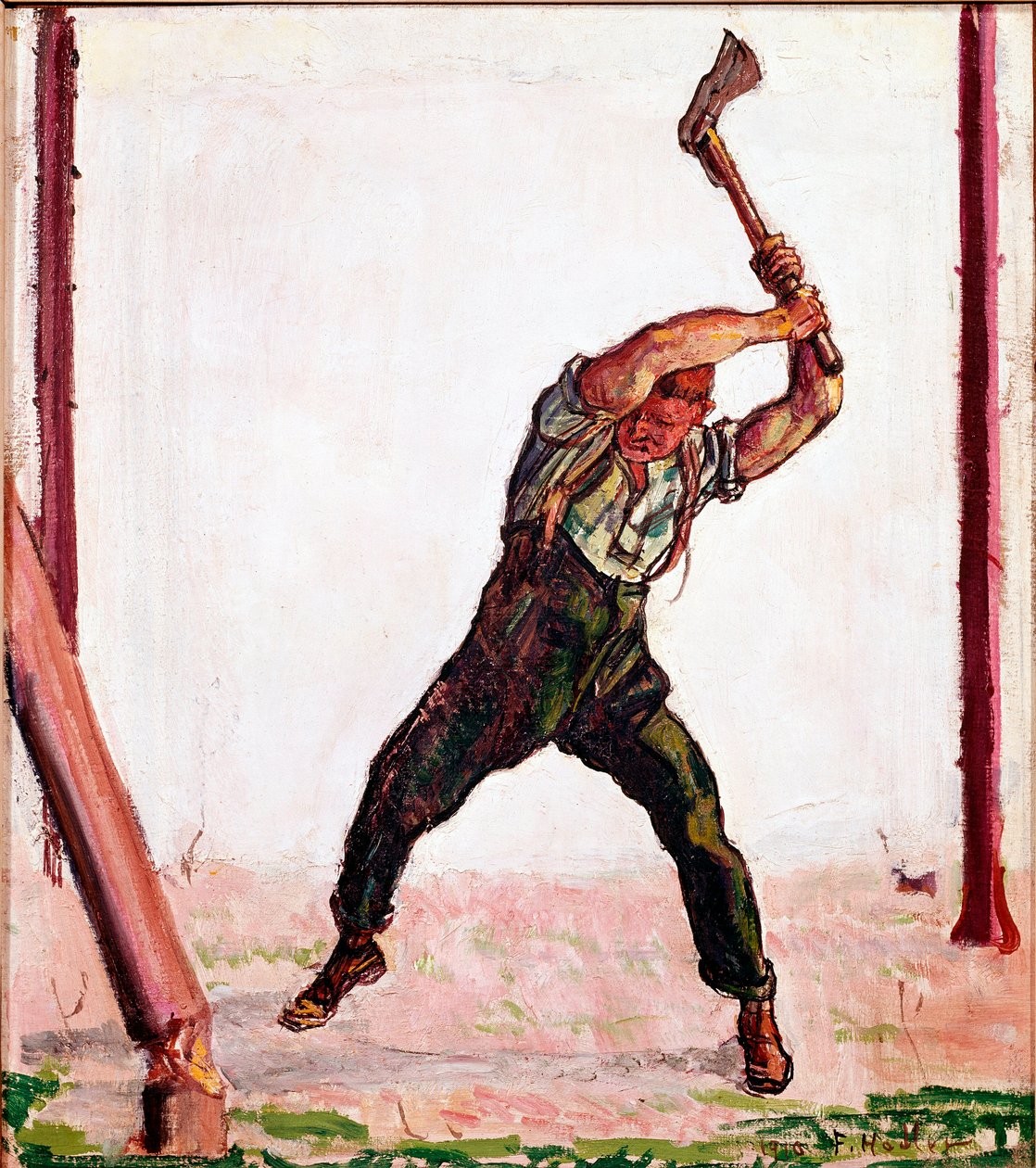 Bucheron-maleriet av Ferdinand Hodler (1853-1918) 1910 Sao Paulo, Museum of Art av Ferdinand Hodler