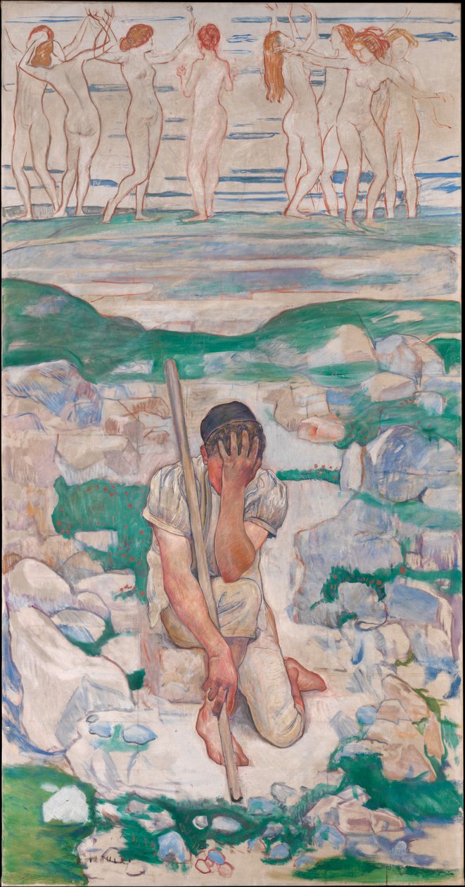 Gjeterens drøm av Ferdinand Hodler
