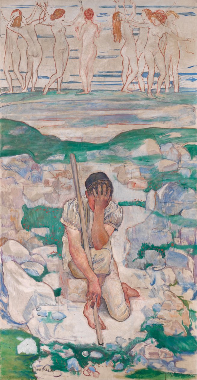 Hyrdens drøm, 1896 av Ferdinand Hodler