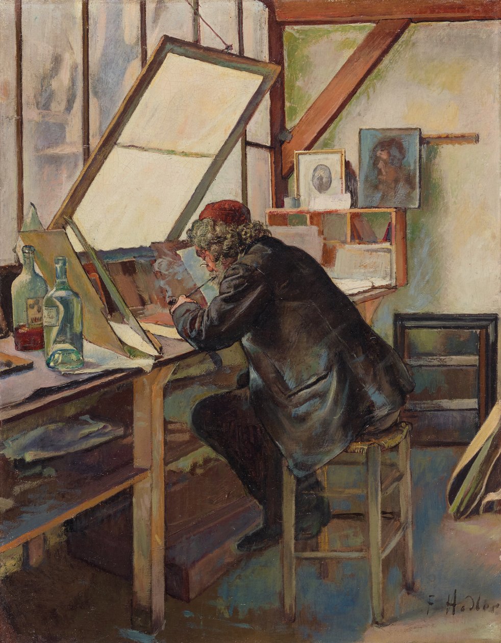 Gravøren av Ferdinand Hodler