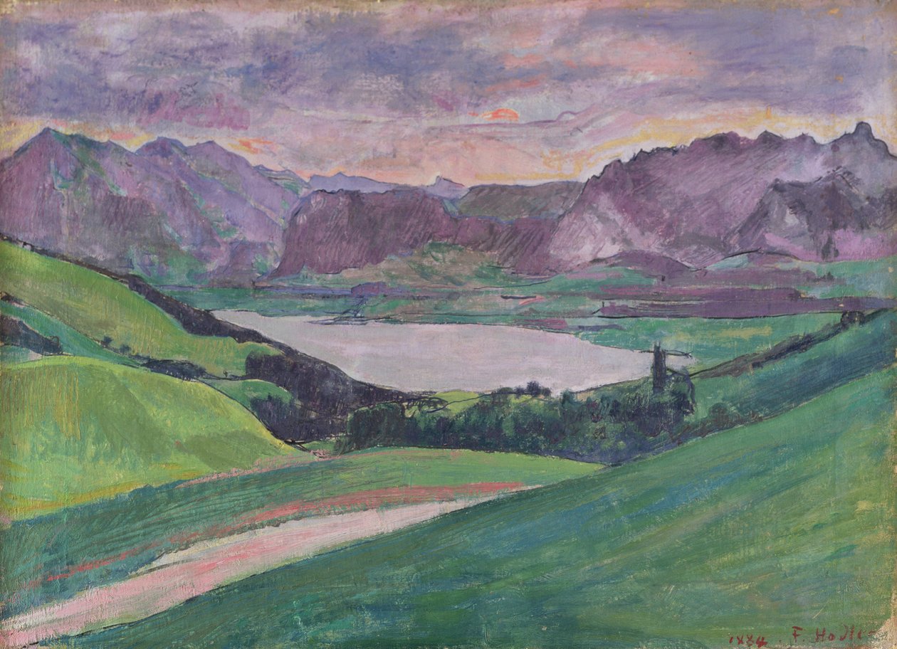 Thunersee av Ferdinand Hodler