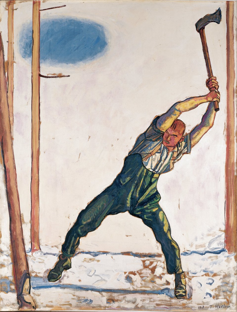 Tømmerhogger av Ferdinand Hodler