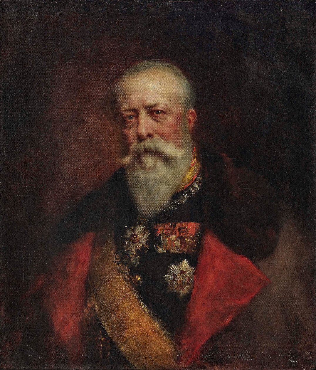 Portrett av storhertug Frederick I av Baden 1826-1907. av Ferdinand Keller