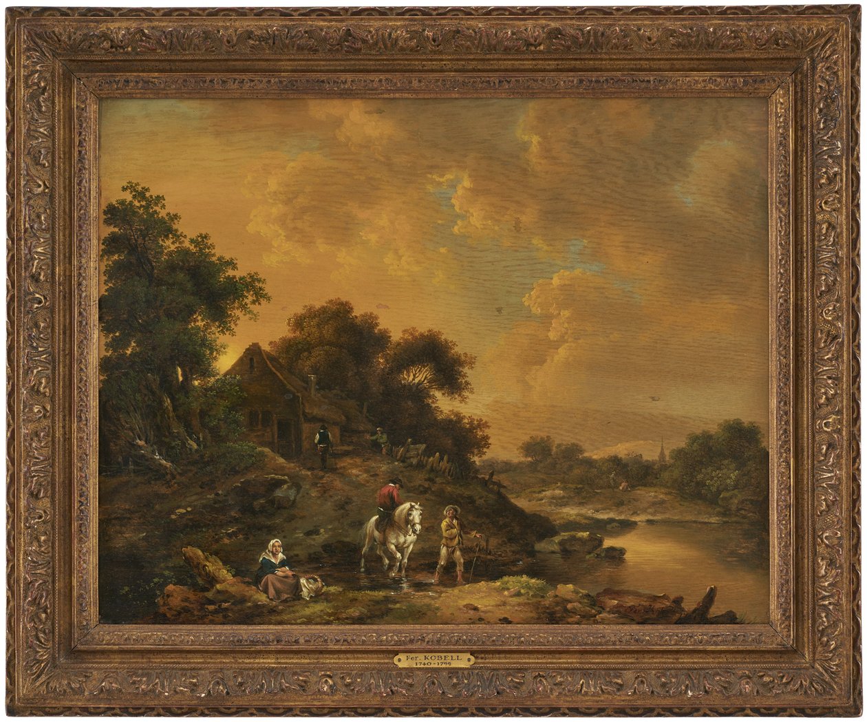 Kveldslandskap av Ferdinand Kobell