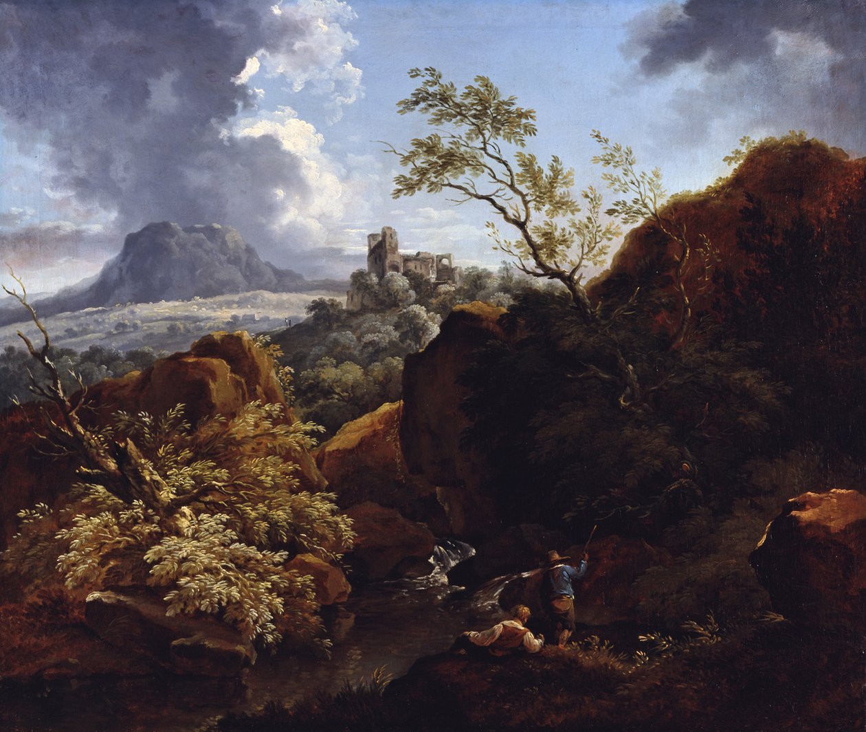 Landskap ved Neckar av Ferdinand Kobell