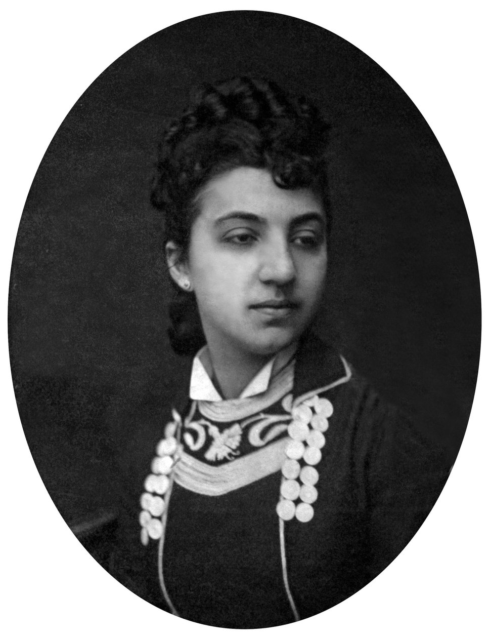 Erminia Borghi Mamo (1855-1941) italiensk sopran, foto av Mulnier av Ferdinand Mulnier