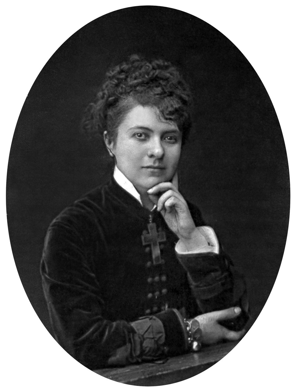 Marie Dumas, fransk skuespillerinne, foto av Mulnier av Ferdinand Mulnier