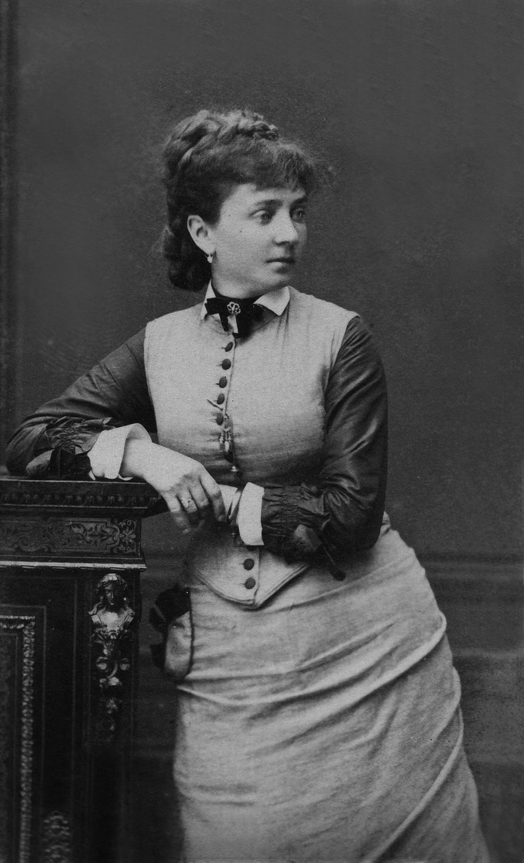 Fru Henriette Petit de Verissey, foto av Mulnier under verdensmessen i Paris i 1867 av Ferdinand Mulnier