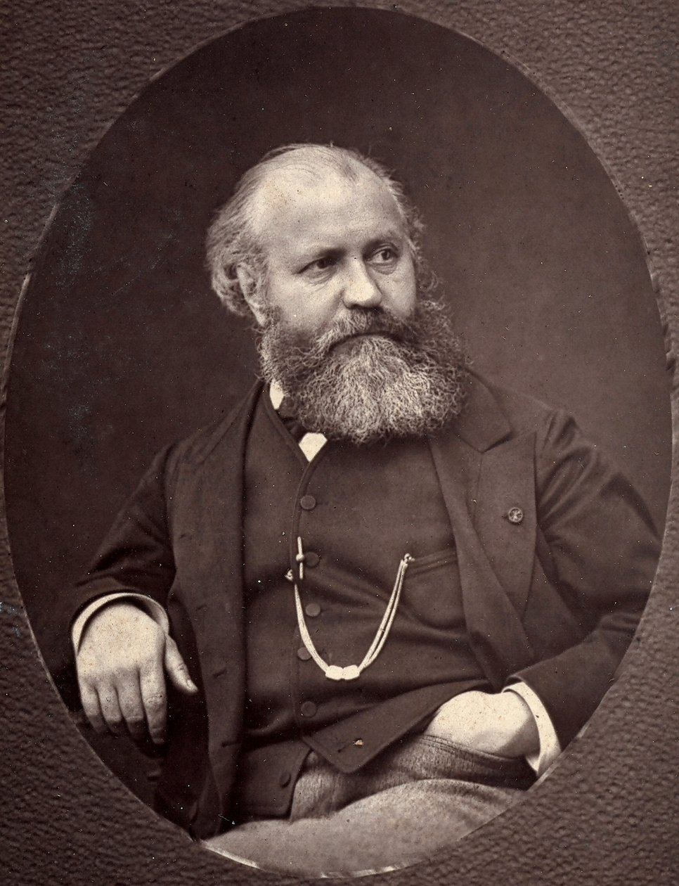 Portrett av Charles-Françoise Gounod, kjent komponist av Ferdinand Mulnier