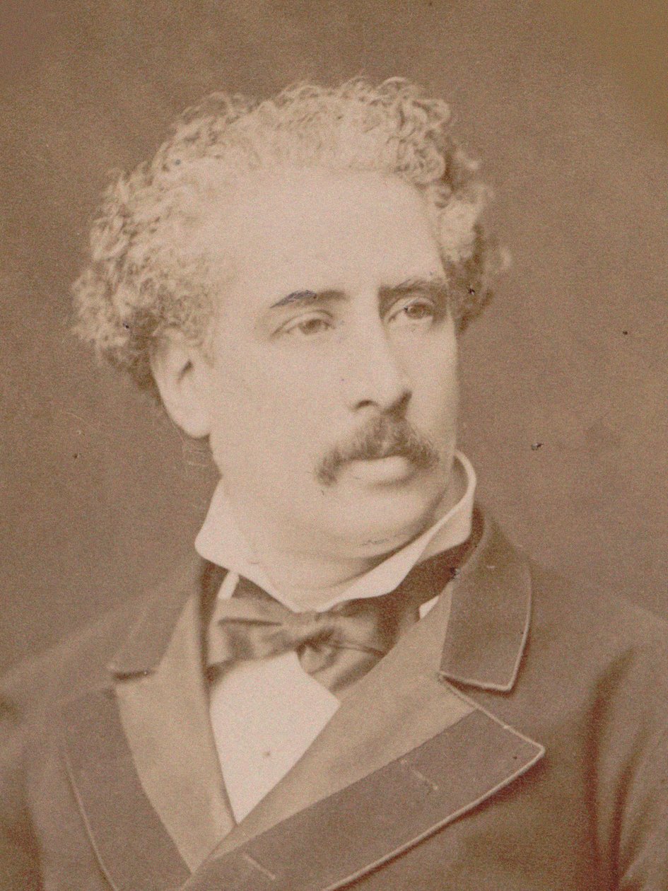 Portrett av komponisten Olivier Métra 1830-1889, 1870. av Ferdinand Mulnier