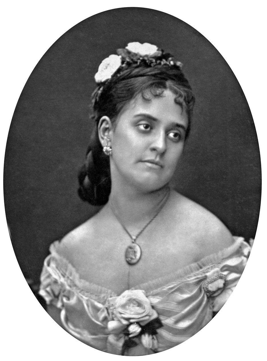 Sopran Anna de Belocca, foto av Mulnier av Ferdinand Mulnier