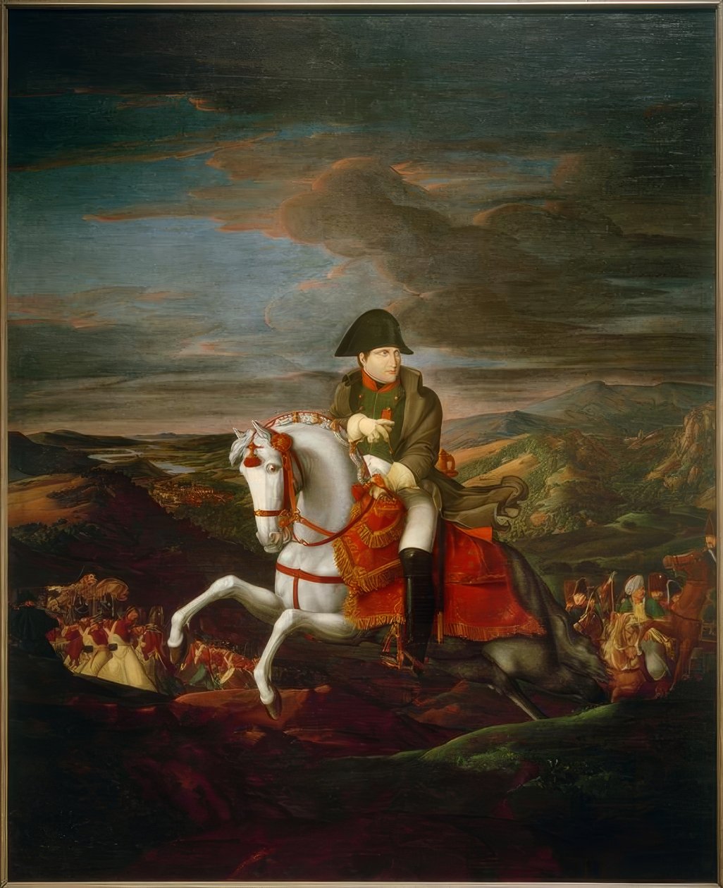 Rytterportrett av keiser Napoleon I. av Ferdinand Olivier