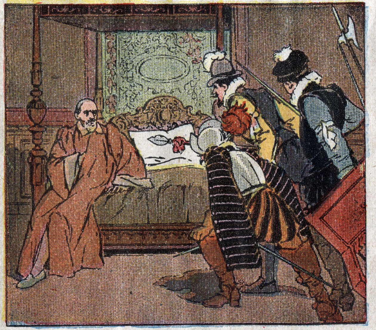 Frankrikes historie: Attentat på Gaspard de Coligny (Admiral de Coligny av Ferdinand Raffin