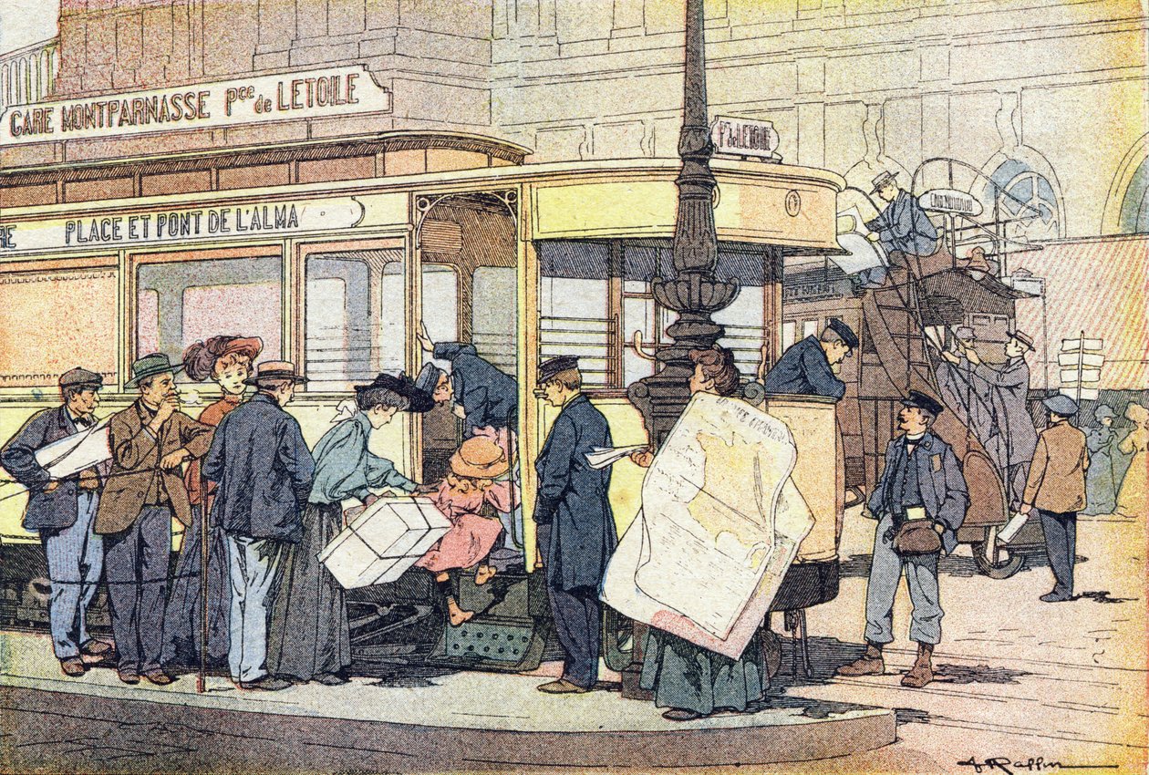 Trikken, i barndommens bildebok, ca. 1900 (gravering) av Ferdinand Raffin
