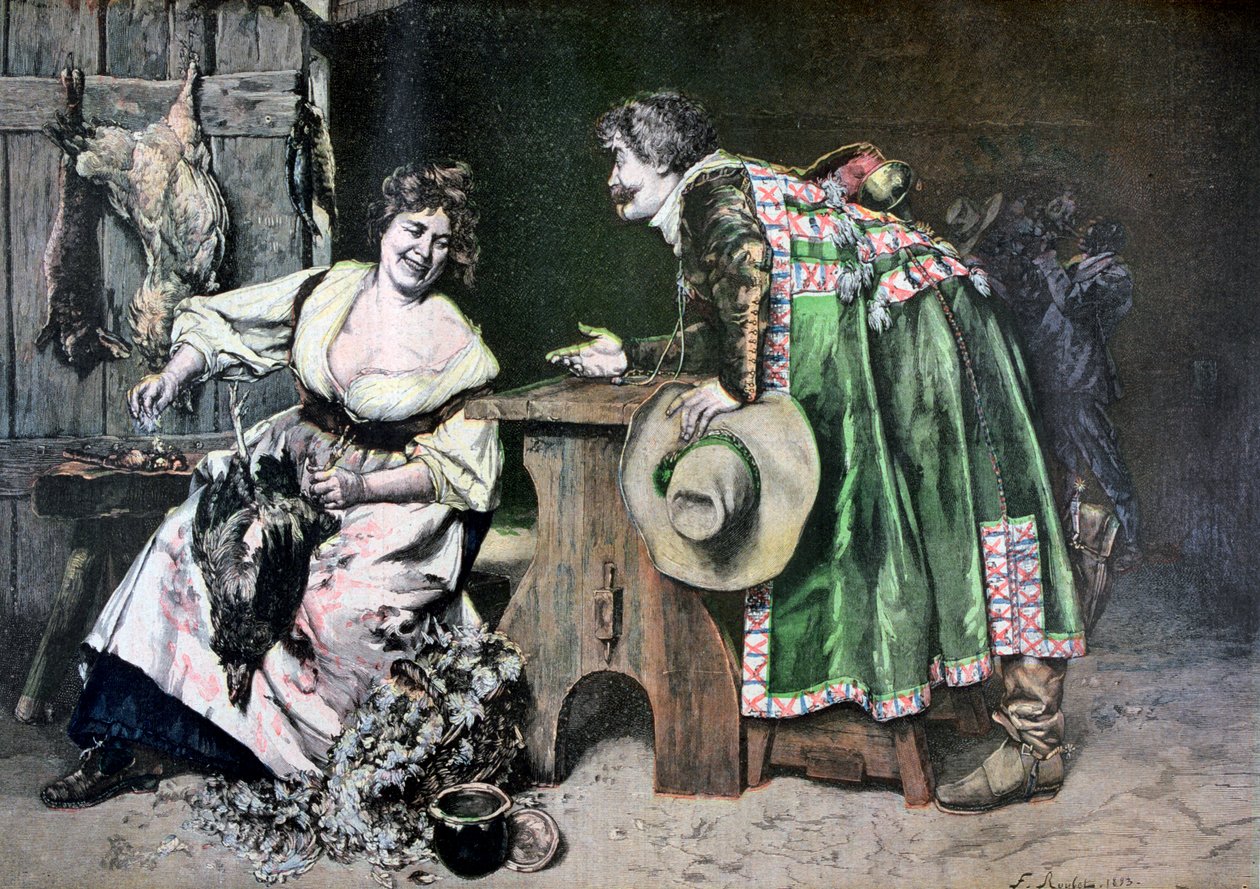 Galante bemerkninger, 1893 av Ferdinand Roybet