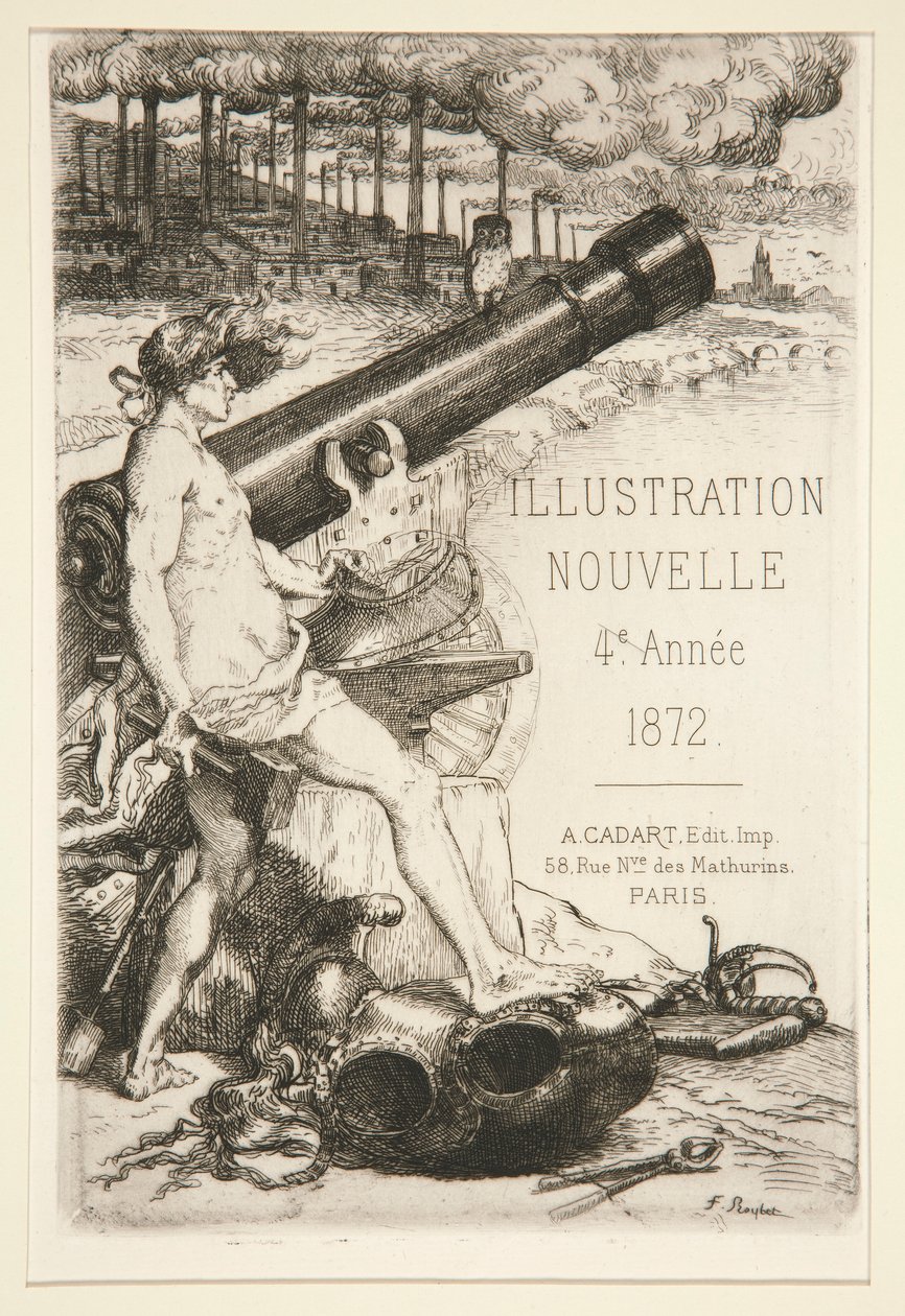 Tittelside til Illustrasjon Nouvelle av Ferdinand Roybet