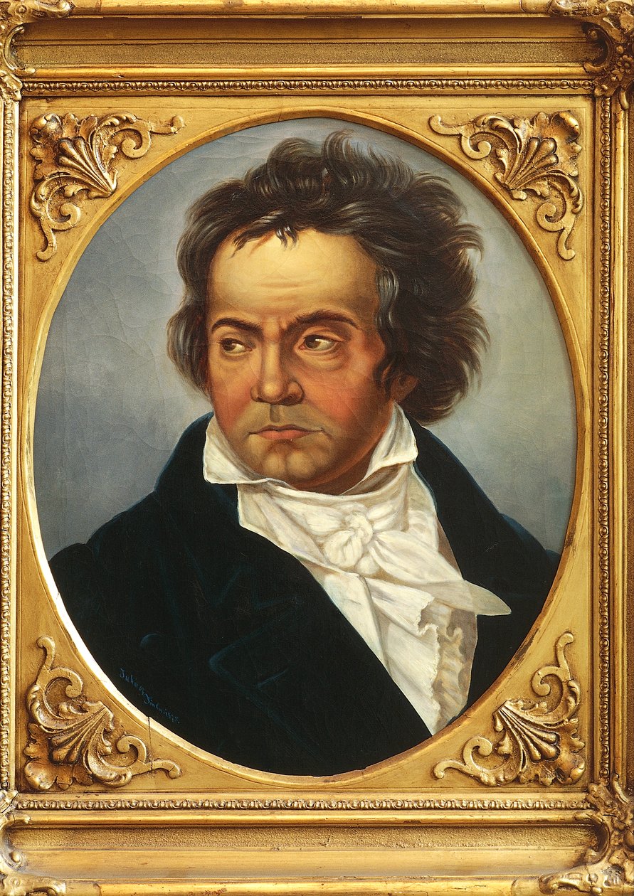Portrett av Ludwig van Beethoven (Bonn av Ferdinand Schimon