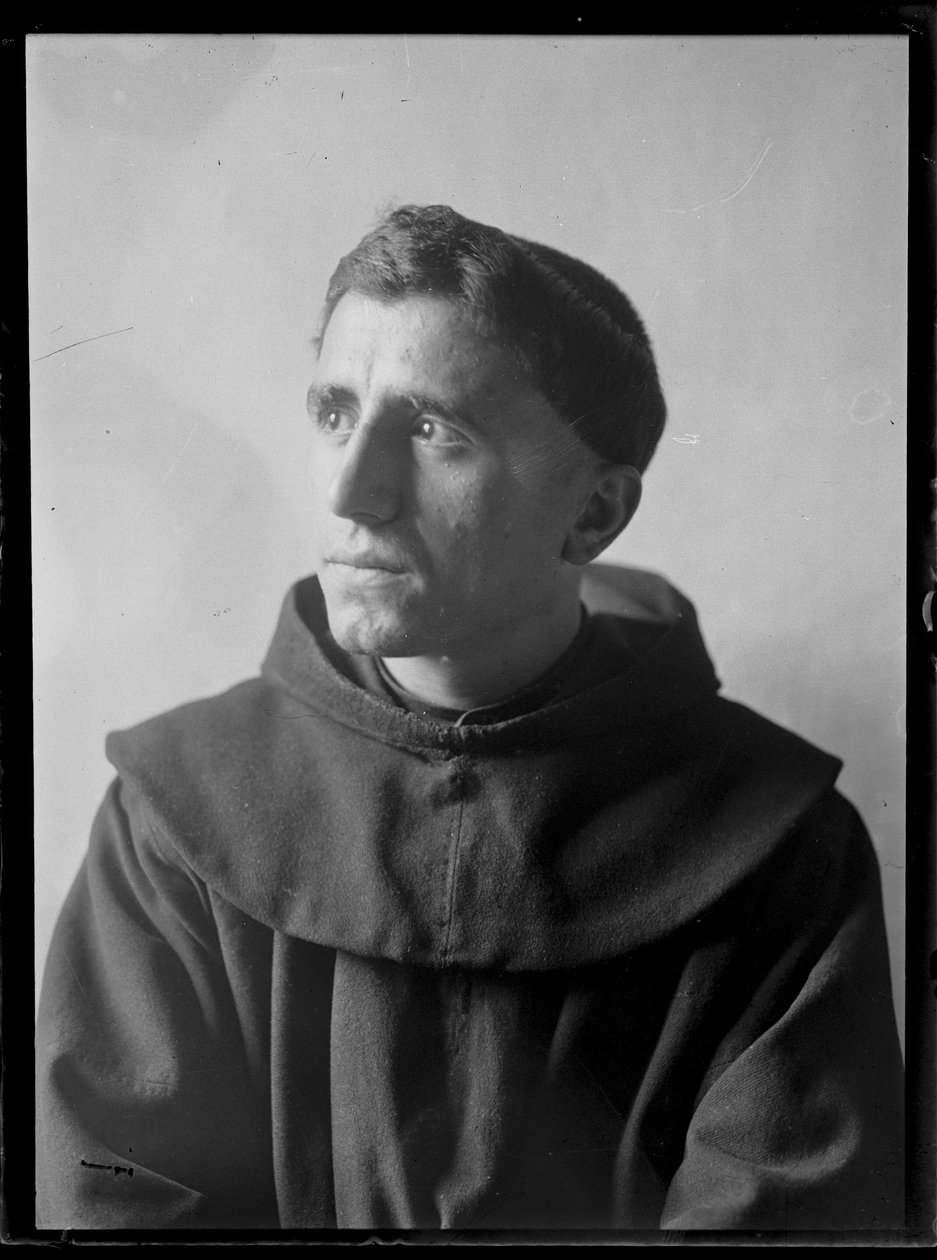 Bilde av en fransiskaner i Assisi av Ferdinand Schmutzer