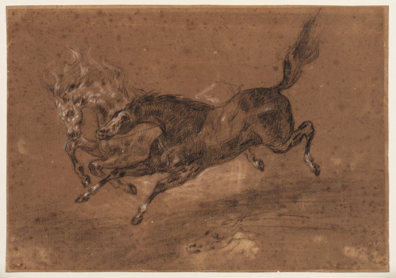  av Ferdinand Victor Eugene (follower of) Delacroix