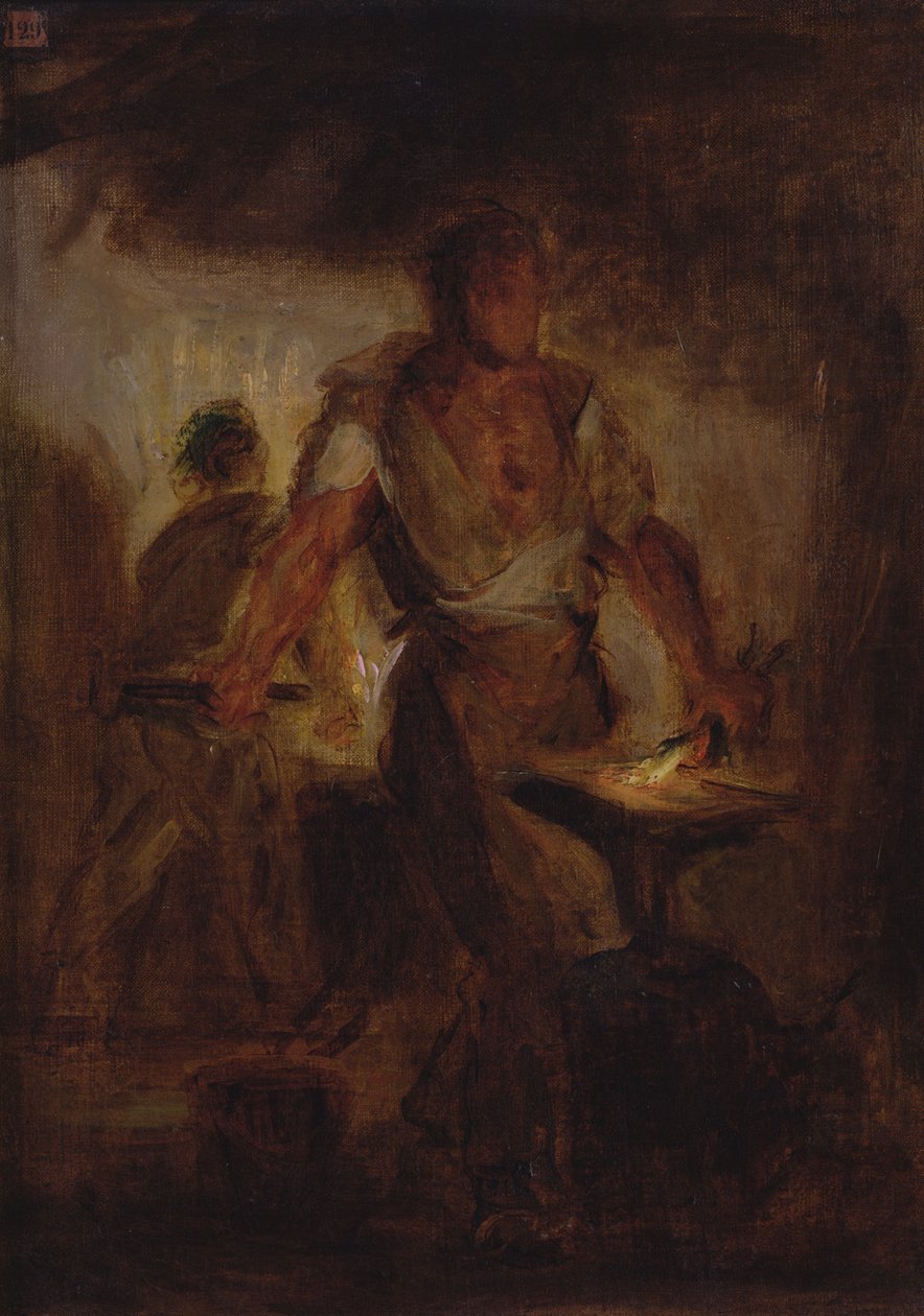 En smed av Ferdinand Victor Eugene Delacroix
