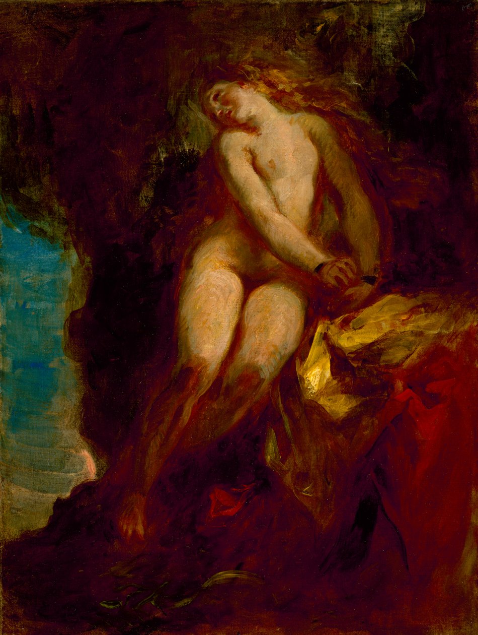 Andromeda, 1852 av Ferdinand Victor Eugene Delacroix