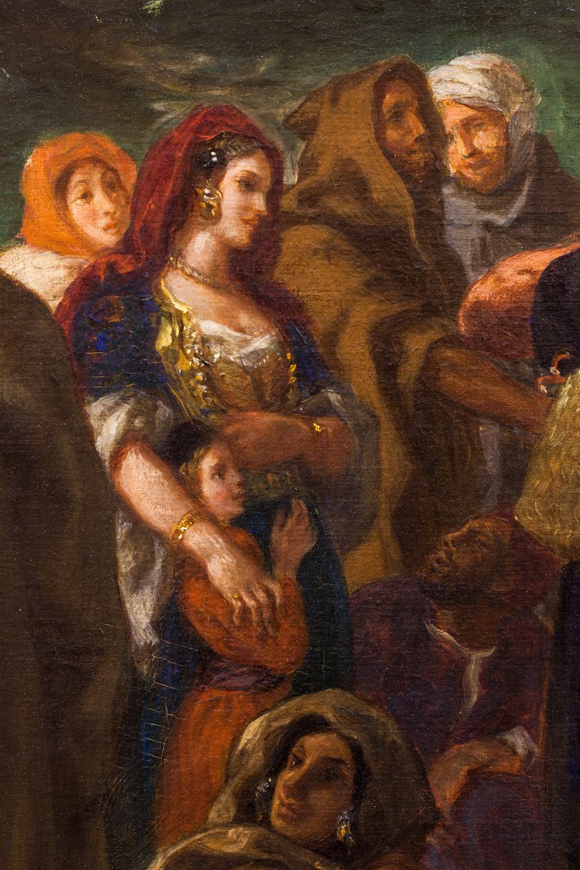 Arabiske komikere eller gjøglere av Ferdinand Victor Eugene Delacroix