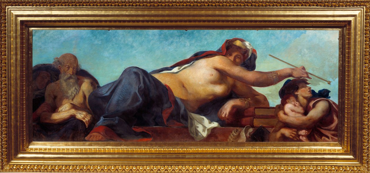 La Justice Peinture av Eugene Delacroix (1798-1863) av Ferdinand Victor Eugene Delacroix