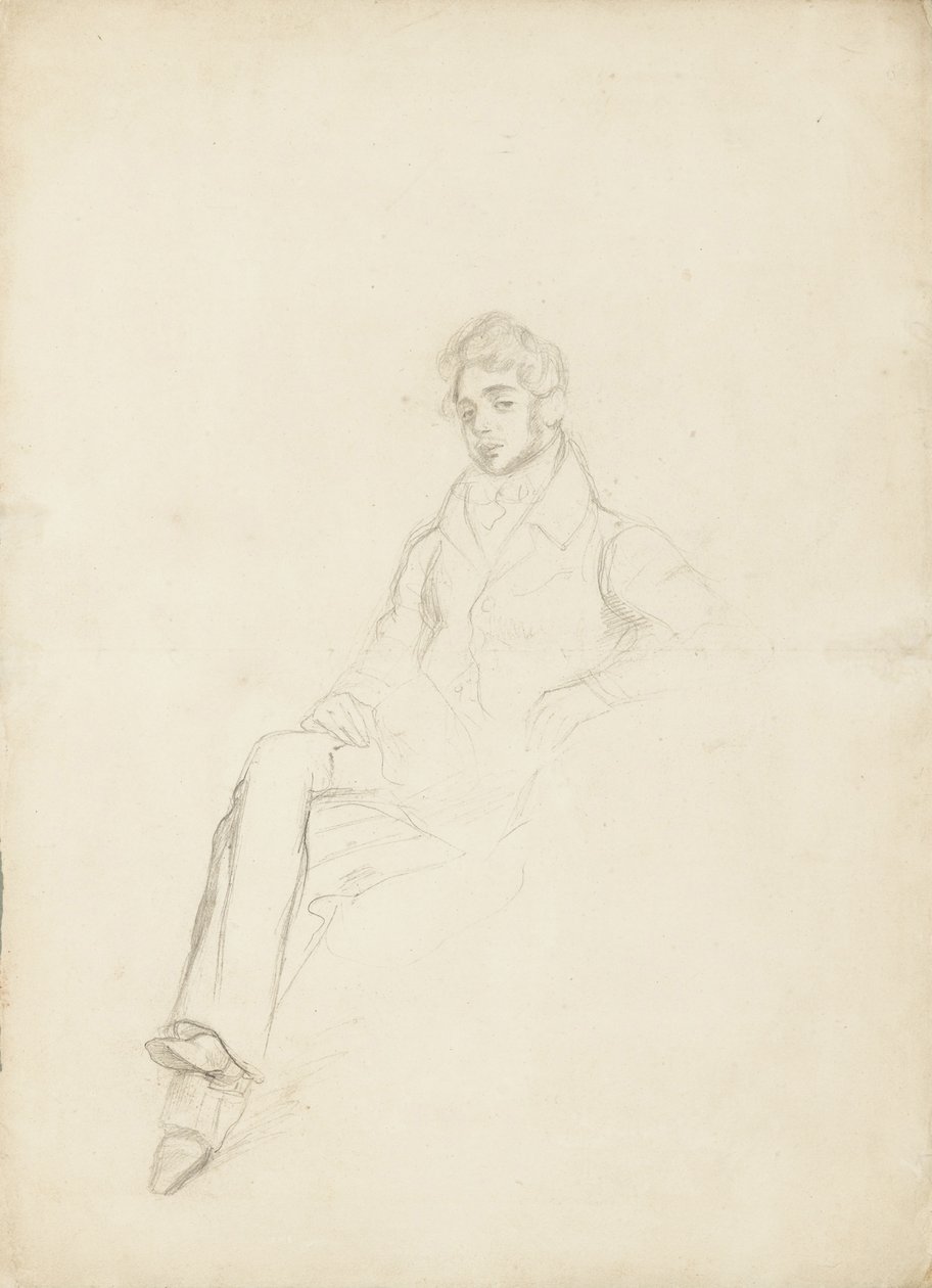 Portrett av grev Anatole Nikolaievich Demidov, 1. prins av San Donato 1812-1870, 1864 av Ferdinand Victor Eugene Delacroix