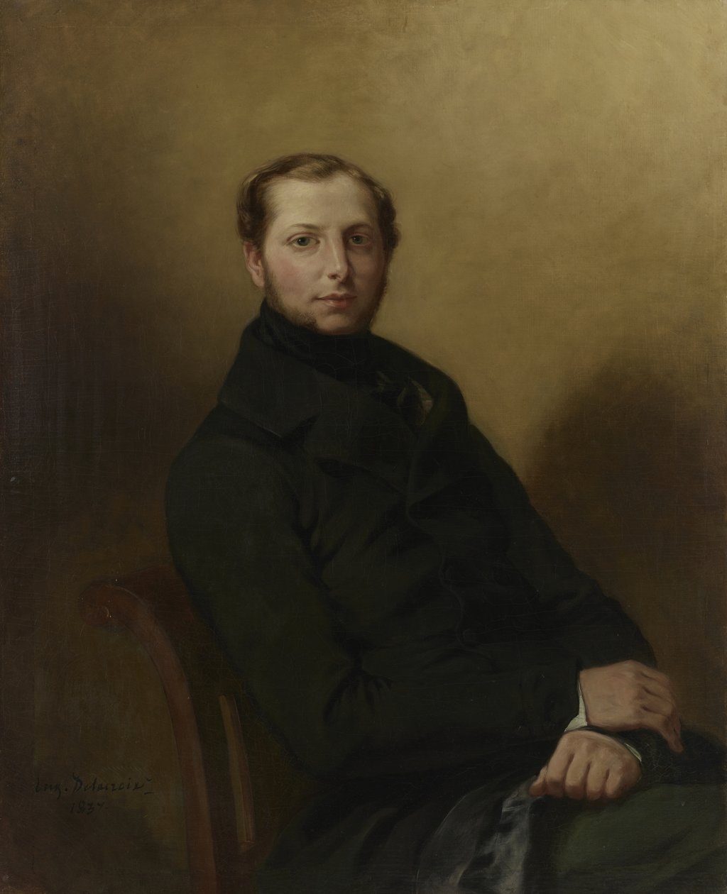 Portrett av grev Charles de Mornay, 1837 av Ferdinand Victor Eugene Delacroix