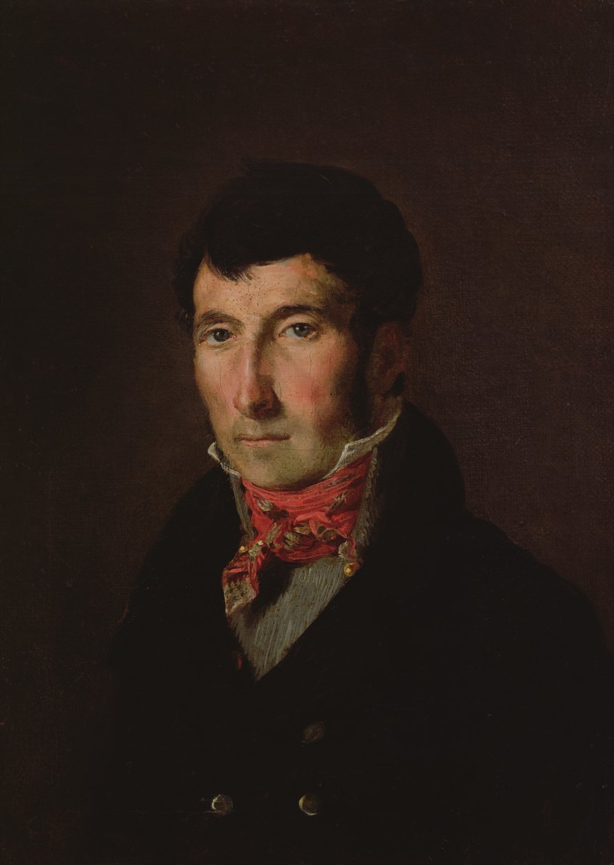 Portrett av Fougerat av Ferdinand Victor Eugene Delacroix