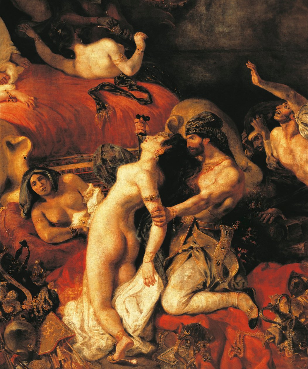 Sardanapalus død av Ferdinand Victor Eugene Delacroix